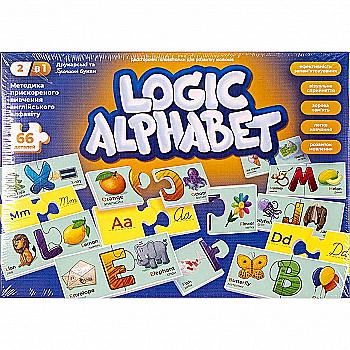 Розвиваючі пазли "Logic Alphabet", англо-українські, (12) G-LoA-01-04U Розвиваючі пазли "Logic Alphabet", англо-українські, (12) G-LoA-01-04U