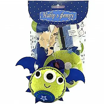 Зший сам іграшку з фетру "Монстрик", СИ-09 Зший сам іграшку з фетру "Монстрик", СИ-09