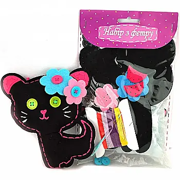 Зший сам іграшку з фетру "Котик", СИ-03 Зший сам іграшку з фетру "Котик", СИ-03