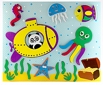 Набір для творчості аплікація "Рибки", МА-05 Набір для творчості аплікація "Рибки", МА-05