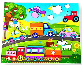 М`яка аплікація "Транспорт", МА-13 М`яка аплікація "Транспорт", МА-13