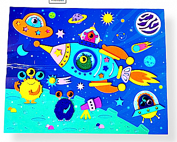 М`яка аплікація "Космос", МА-12 М`яка аплікація "Космос", МА-12