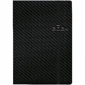 Ежедневник 2024 Стандарт Soft Carbon, черный, 73-795 31 904 Ежедневник 2024 Стандарт Soft Carbon, черный, 73-795 31 904