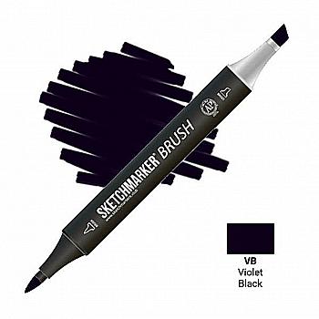 Маркер двухсторонний SKETCHMARKER Brush Фиолетово-черный, SMB-VB Маркер двухсторонний SKETCHMARKER Brush Фиолетово-черный, SMB-VB