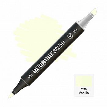 Маркер двосторонній SKETCHMARKER Brush Ванільний, SMB-Y95 Маркер двосторонній SKETCHMARKER Brush Ванільний, SMB-Y95
