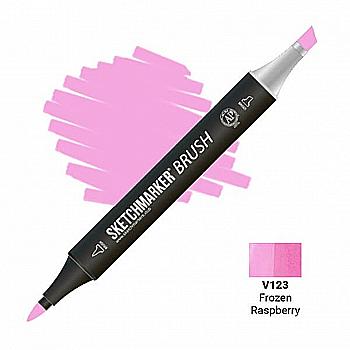 Маркер двусторонний SKETCHMARKER Brush Замороженная малина, SMB-V123 Маркер двусторонний SKETCHMARKER Brush Замороженная малина, SMB-V123