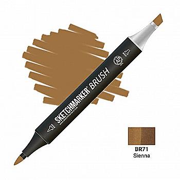 Маркер двухсторонний SKETCHMARKER Brush Сиена, SMB-BR71 Маркер двухсторонний SKETCHMARKER Brush Сиена, SMB-BR71