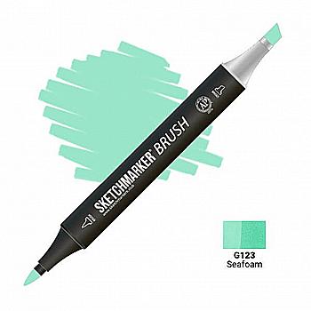 Маркер двусторонний SKETCHMARKER Brush Морская пена, SMB-G123 Маркер двусторонний SKETCHMARKER Brush Морская пена, SMB-G123