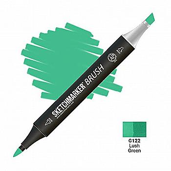 Маркер двусторонний SKETCHMARKER Brush Сочный зеленый, SMB-G122 Маркер двусторонний SKETCHMARKER Brush Сочный зеленый, SMB-G122