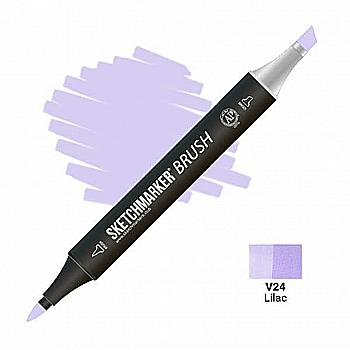 Маркер двухсторонний SKETCHMARKER Brush Сиреневый, SMB-V24 Маркер двухсторонний SKETCHMARKER Brush Сиреневый, SMB-V24