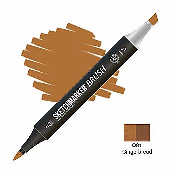Маркер двосторонній SKETCHMARKER Brush Імбирний пряник, SMB-O81 Маркер двосторонній SKETCHMARKER Brush Імбирний пряник, SMB-O81