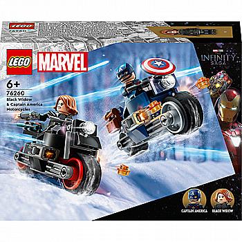 Конструктор Lego Marvel "Мотоциклы Черной Вдовы и Капитана Америка", 76260 Конструктор Lego Marvel "Мотоциклы Черной Вдовы и Капитана Америка", 76260