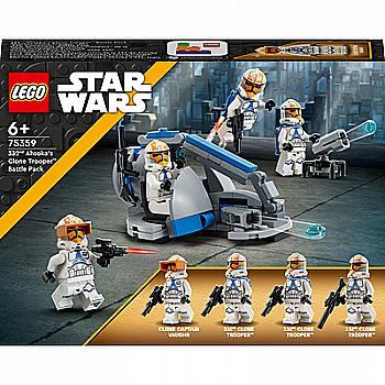 Конструктор Lego Star Wars "Клони-піхотинці Асоки 332-го батальйону. Бойовий набір", 75359 Конструктор Lego Star Wars "Клони-піхотинці Асоки 332-го батальйону. Бойовий набір", 75359