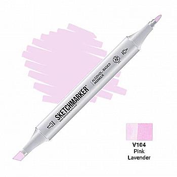 Маркер SKETCHMARKER, 2 пера: долото и тонкое, Pink Lavender - Розовая лаванда, SM-V104 Маркер SKETCHMARKER, 2 пера: долото и тонкое, Pink Lavender - Розовая лаванда, SM-V104