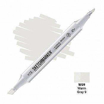 Маркер SKETCHMARKER, 2 пера: долото и тонкое, Warm Gray 9 - Теплый серый 9, SM-WG9 Маркер SKETCHMARKER, 2 пера: долото и тонкое, Warm Gray 9 - Теплый серый 9, SM-WG9
