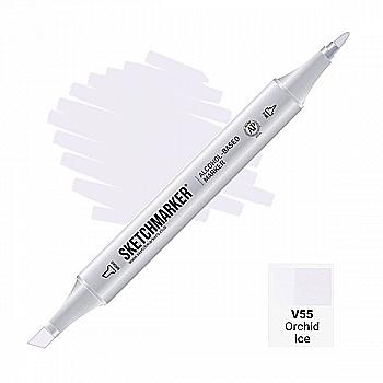 Маркер SKETCHMARKER, 2 пера: долото и тонкое, Orchid Ice - Фиолетовый лед, SM-V55 Маркер SKETCHMARKER, 2 пера: долото и тонкое, Orchid Ice - Фиолетовый лед, SM-V55