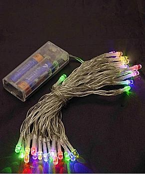 Гірлянда 30 LED 3 м на батарейках, мульті, 1103-54 Гірлянда 30 LED 3 м на батарейках, мульті, 1103-54