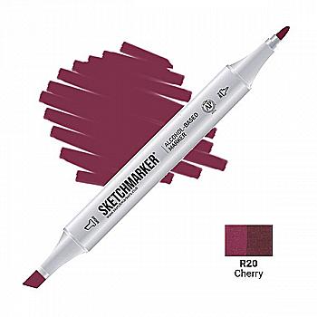 Маркер SKETCHMARKER, 2 пера: долото и тонкое, Cherry - Вишня, SM-R20 Маркер SKETCHMARKER, 2 пера: долото и тонкое, Cherry - Вишня, SM-R20