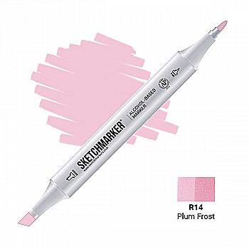 Маркер SKETCHMARKER, 2 пера: долото и тонкое, Plum Frost - Морозная слива, SM-R14 Маркер SKETCHMARKER, 2 пера: долото и тонкое, Plum Frost - Морозная слива, SM-R14