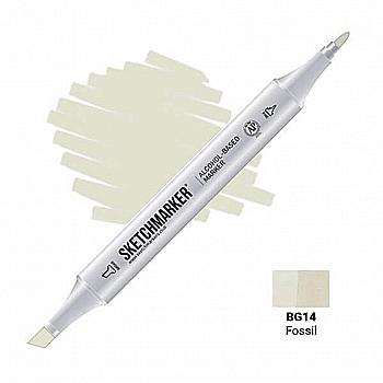 Маркер SKETCHMARKER, 2 пера: долото и тонкое, Fossil - Окаменелость, SM-BG14 Маркер SKETCHMARKER, 2 пера: долото и тонкое, Fossil - Окаменелость, SM-BG14