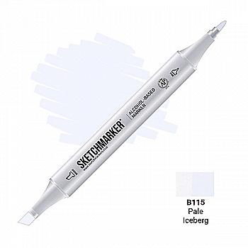 Маркер SKETCHMARKER, 2 пера: долото и тонкое, Pale Iceberg - Бледный айсберг, SM-B115 Маркер SKETCHMARKER, 2 пера: долото и тонкое, Pale Iceberg - Бледный айсберг, SM-B115