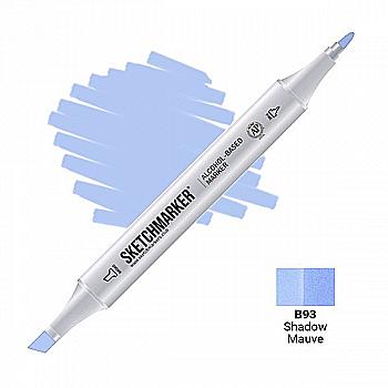 Маркер SKETCHMARKER, 2 пера: долото и тонкое, Shadow Mauve - Сиреневая тень, SM-B93 Маркер SKETCHMARKER, 2 пера: долото и тонкое, Shadow Mauve - Сиреневая тень, SM-B93