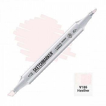 Маркер SKETCHMARKER, 2 пера: долото и тонкое, Heather - Вереск, SM-V105 Маркер SKETCHMARKER, 2 пера: долото и тонкое, Heather - Вереск, SM-V105