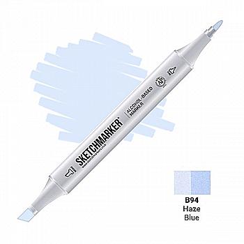 Маркер SKETCHMARKER, 2 пера: долото и тонкое, Haze Blue - Дымчатый голубой, SM-B94 Маркер SKETCHMARKER, 2 пера: долото и тонкое, Haze Blue - Дымчатый голубой, SM-B94