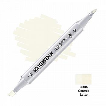 Маркер SKETCHMARKER, 2 пера: долото и тонкое, Cosmic Latte - Космическое латте, SM-BR85 Маркер SKETCHMARKER, 2 пера: долото и тонкое, Cosmic Latte - Космическое латте, SM-BR85