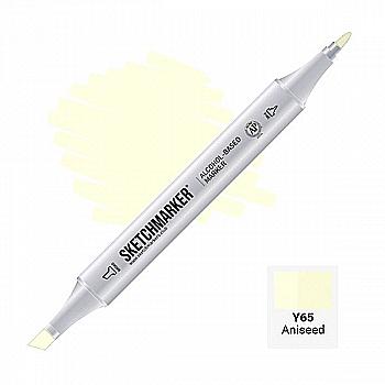 Маркер SKETCHMARKER, 2 пера: долото и тонкое, Aniseed - Анис, SM-Y65 Маркер SKETCHMARKER, 2 пера: долото и тонкое, Aniseed - Анис, SM-Y65