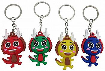 Брелок силіконовий "Дракончик" 6 см, 4 види в асорт., 700-10 Брелок силіконовий "Дракончик" 6 см, 4 види в асорт., 700-10