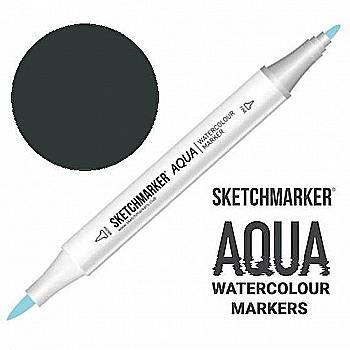 Маркер акварельный двухсторонний SKETCHMARKER Aqua Pro Зеленовато-серый, SMA-GG Маркер акварельный двухсторонний SKETCHMARKER Aqua Pro Зеленовато-серый, SMA-GG