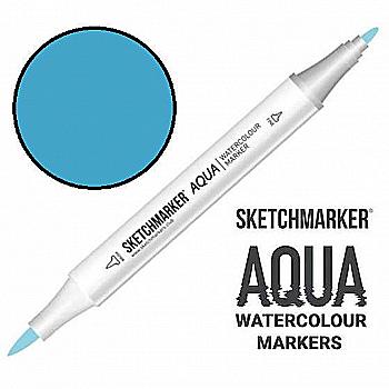 Маркер акварельный двухсторонний SKETCHMARKER Aqua Pro Синий речной, SMA-RBLUE Маркер акварельный двухсторонний SKETCHMARKER Aqua Pro Синий речной, SMA-RBLUE