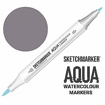 Маркер акварельный двухсторонний SKETCHMARKER Aqua Pro Серый простой, SMA-SGRAY Маркер акварельный двухсторонний SKETCHMARKER Aqua Pro Серый простой, SMA-SGRAY