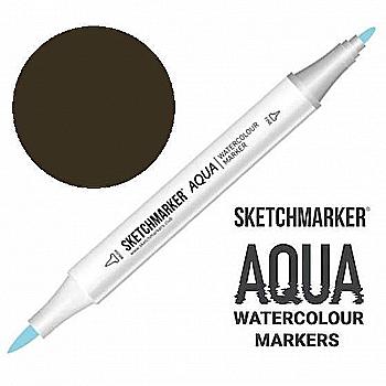 Маркер акварельный двухсторонний SKETCHMARKER Aqua Pro Тёмный шоколад, SMA-DCHOC Маркер акварельный двухсторонний SKETCHMARKER Aqua Pro Тёмный шоколад, SMA-DCHOC