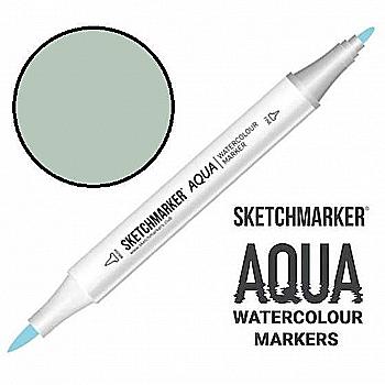 Маркер акварельный двухсторонний SKETCHMARKER Aqua Pro Шиферно-зеленый, SMA-SGREEN Маркер акварельный двухсторонний SKETCHMARKER Aqua Pro Шиферно-зеленый, SMA-SGREEN