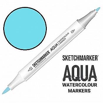 Маркер акварельный двухсторонний SKETCHMARKER Aqua Pro Цвет морской волны, SMA-AQUA Маркер акварельный двухсторонний SKETCHMARKER Aqua Pro Цвет морской волны, SMA-AQUA