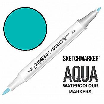 Маркер акварельный двухсторонний SKETCHMARKER Aqua Pro Персидский зеленый, SMA-PGREE Маркер акварельный двухсторонний SKETCHMARKER Aqua Pro Персидский зеленый, SMA-PGREE