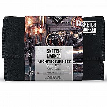 Набор маркеров SketchMarker Архитектура, 24 шт, SM-24ARCH Набор маркеров SketchMarker Архитектура, 24 шт, SM-24ARCH