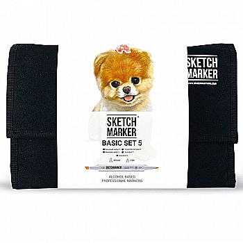 Набор маркеров SKETCHMARKER Basic 5/Базовые оттенки 5, 24 шт+сумка органайзер, SM-24BAS5 Набор маркеров SKETCHMARKER Basic 5/Базовые оттенки 5, 24 шт+сумка органайзер, SM-24BAS5