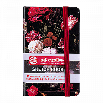 Блокнот для графики Art Creation, Натюрморт с цветами, 140 г/м², 9*14 см, 80 л, Royal Talens Блокнот для графики Art Creation, Натюрморт с цветами, 140 г/м², 9*14 см, 80 л, Royal Talens
