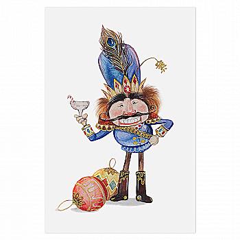 Листівка "Лускунчик в синьому"