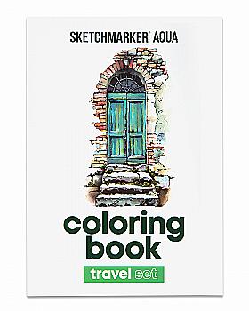 Раскраска акварельная SKETCHMARKER А5 10 л. "Travel", SMCB-TRAV Раскраска акварельная SKETCHMARKER А5 10 л. "Travel", SMCB-TRAV