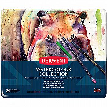 Набір матеріалів д/акварелі "WaterСolour Collection", 24 пред., метал. коробка, асорті, D-0700304 Набір матеріалів д/акварелі "WaterСolour Collection", 24 пред., метал. коробка, асорті, D-0700304