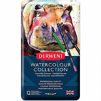 Набір матеріалів д/акварелі "WaterСolour Collection", 12 пред., метал. кор, асорті, 700303 Набір матеріалів д/акварелі "WaterСolour Collection", 12 пред., метал. кор, асорті, 700303