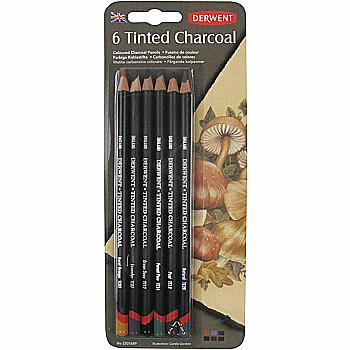 Набір олівців вугільних "Tinted Charcoal", 6 шт, в блістері, 2301689 Набір олівців вугільних "Tinted Charcoal", 6 шт, в блістері, 2301689