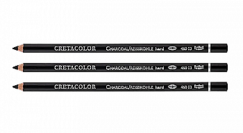 Набір олівців для рисунку Вугільний твердий, 3 шт., 57446003 Cretacolor Набір олівців для рисунку Вугільний твердий, 3 шт., 57446003 Cretacolor