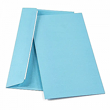 Конверт DL (110*220 мм) скл білий 80 г/м2, пастельно-блакитний, 2240_2717 Конверт DL (110*220 мм) скл білий 80 г/м2, пастельно-блакитний, 2240_2717