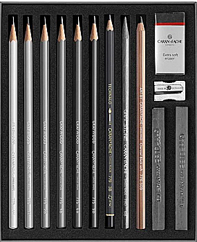 Набор Caran d`Ache Artist Sketching - 14 предметов, 776.714