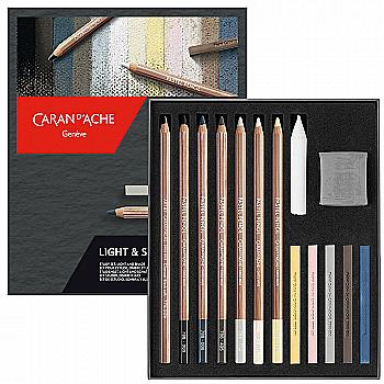 Набор Caran d`Ache Artist Свет и Тень - 15 предметов, 776.815